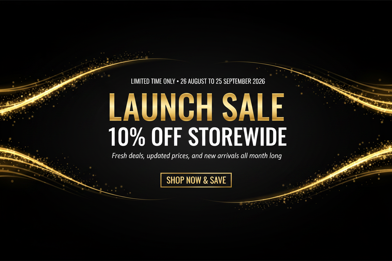 Launch Sale Banner - Wide